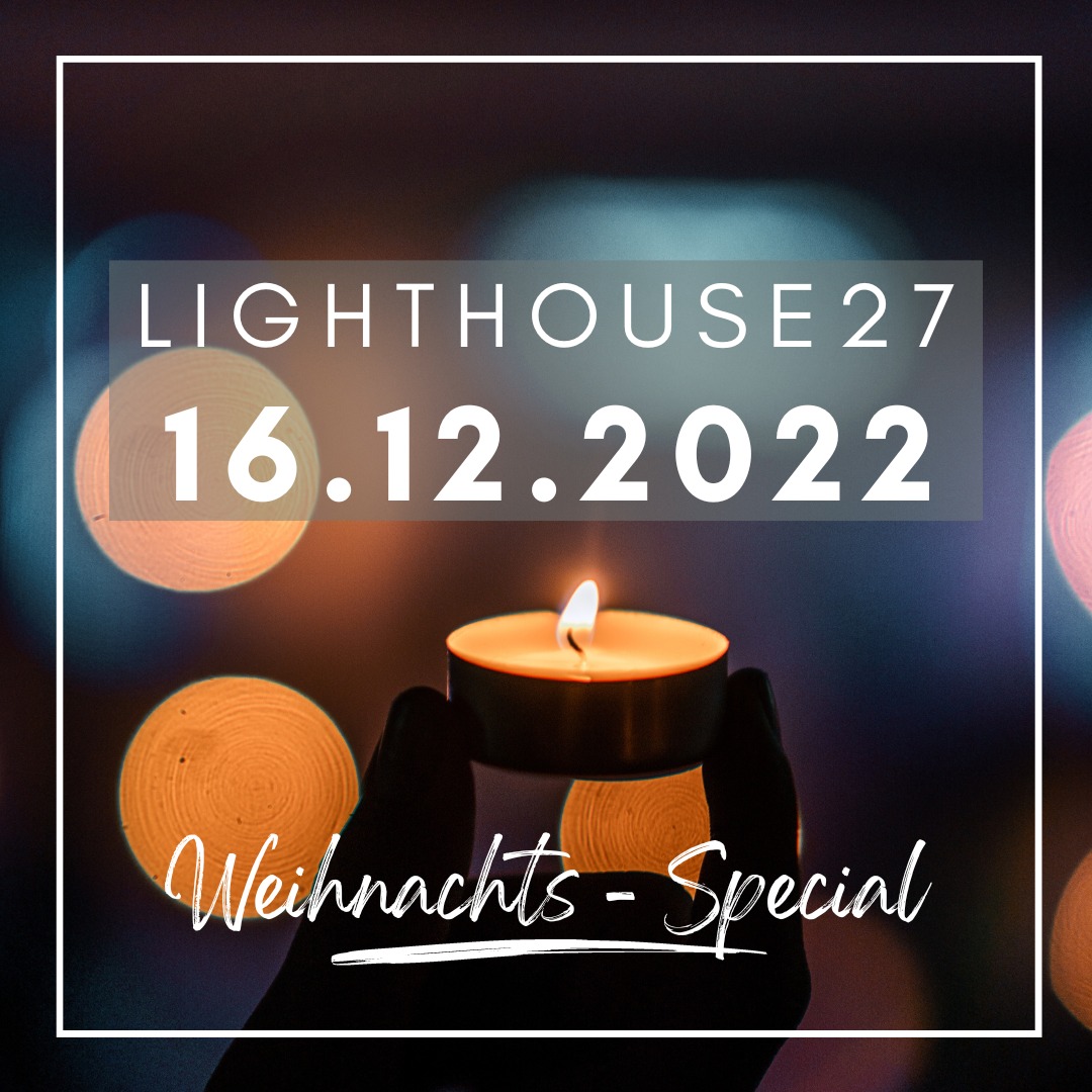 Am Freitag ist es wieder so weit, der nächste Lighthouse27 steht an. Diesmal mit einem Weihnachts-Special. Sei dabei! 🙌🥳🎉 Wir freuen uns auf dich! 😎
📆 Freitag, 16.12.2022 - 19:00 TC - 20:20 GD - anschl. Lounge
#lighthouse27 #lighthouse27band #Teenslcub #kirche #event