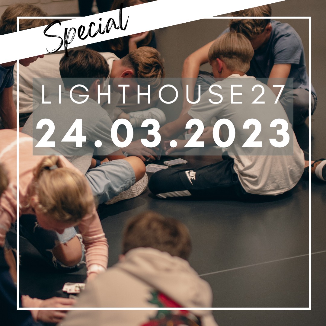 Am Freitag ist es wieder so weit, ein Lighthouse27-Special steht an. Sei dabei! 🙌🥳🎉 Wir freuen uns auf dich! 😎
📆 Freitag, 24.03.2023 - 19:00 Beginn ALL (man kann auch später dazustossen) 😎😉
#lighthouse27 #lighthouse27band #Teenslcub #event #erleben #kirche #jesus #bibel #gemeinschaft