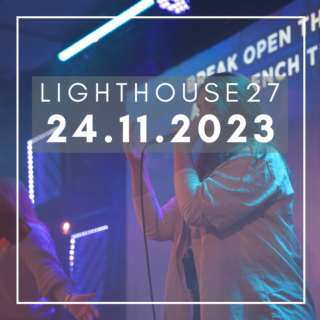 Heute ist es wieder so weit, ein Lighthouse27 steht an! 🥳🙌 Mit einem tollen Teensclub, einem inspirierenden Gottesdienst und einer gemütlichen Lounge. Sei dabei! 🙌🥳🎉 Wir freuen uns auf dich! 😎
📆 Freitag, 24.11.2023 - 19:00 TC - 20:20 GD - anschl. Lounge 🙌🎉🥳
#lighthouse27 #lighthouse27band #event #erleben #kirche #jesus #bibel #gemeinschaft #Teenslcub #lounge ##lighthouse27 #lighthouse27band #event #erleben #kirche #jesus #bibel #gemeinschaft #Teenslcub #lounge ##youthyouth