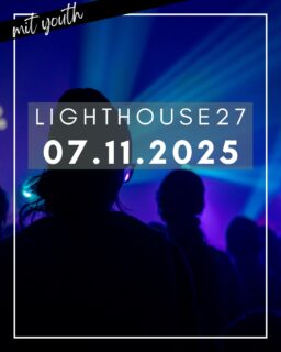 Diesen Freitag ist es wieder so weit, der nächste Lighthouse27-Friday steht an 🥳🙌 Mit einem tollen Teensclub, tollem Worship, einem inspirierenden Input, einer gemütlichen Lounge und einem spannenden Youth. Sei dabei! 🙌🥳🎉 Wir freuen uns auf dich! 😎
📆 Freitag, 07.11.2025 - 19:00 TC - 20:20 GD - anschl. Lounge 🙌🎉🥳
Komm vorbei & erlebe Gemeinschaft, Tiefgang und gute Vibes! Wir freuen uns auf dich! 🎉✨
#lighthouse27 #lighthouse27band #event #erleben #kirche #jesus #bibel #gemeinschaft #Teenslcub #lounge #youth
