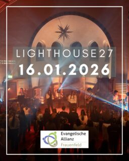 Diesen Freitag ist es wieder so weit, der nächste Lighthouse27-Friday steht an 🥳🙌 Mit einem tollen Teensclub, tollem Worship, einem inspirierenden Input zur Allianzgebetswoche, einer gemütlichen Lounge und einem actionreichen Youth. Sei dabei! 🙌🥳🎉 Wir freuen uns auf dich! 😎
📆 Freitag, 16.01.2026 - 19:00 TC - 20:20 GD - anschl. Lounge 🙌🎉🥳
Komm vorbei & erlebe Gemeinschaft, Tiefgang und gute Vibes! Wir freuen uns auf dich! 🎉✨
#lighthouse27 #lighthouse27band #event #erleben #kirche #jesus #bibel #gemeinschaft #Teenslcub #lounge #youth