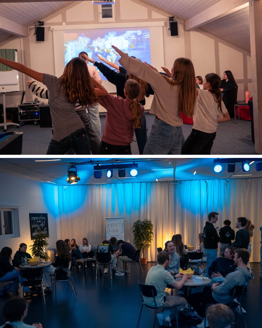 Teensclub und Youth-Lounge nach dem Lighthouse27 Gottesdienst 🥳

#lighthouse27 #lighthouse27band #event #erleben #kirche #jesus #bibel #gemeinschaft #Teenslcub #lounge #youth