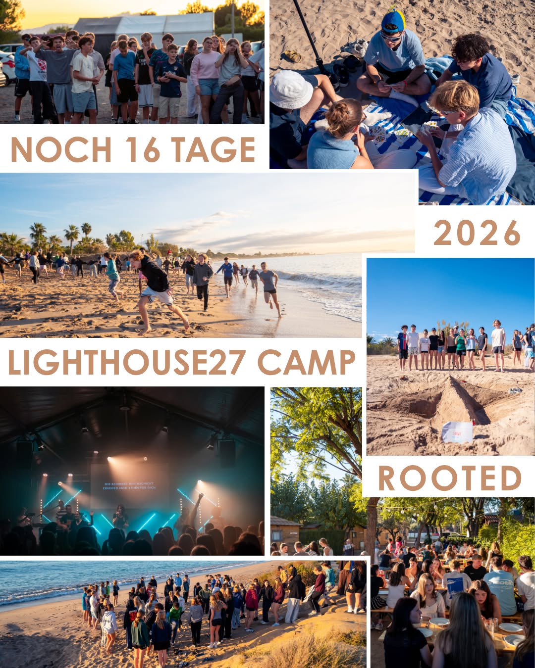 Vorfreude ufs Camp isch riesig 🥳 Nur na 16 Täge 🥳🥳✝🇪🇸
#lighthouse27 #lighthouse27band #camp #spain #event #erleben #kirche #jesus #bibel #gemeinschaft #Teenslcub #lounge #youth